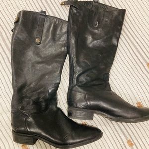 Sam Edelman leather boots with wide calf